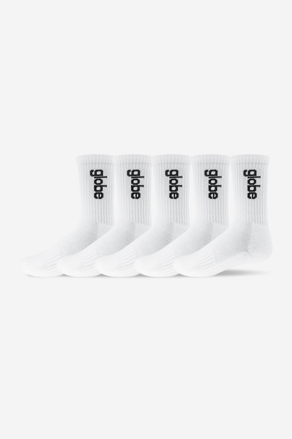 O.G Vert Logo Hi Sock 5 Pack - White