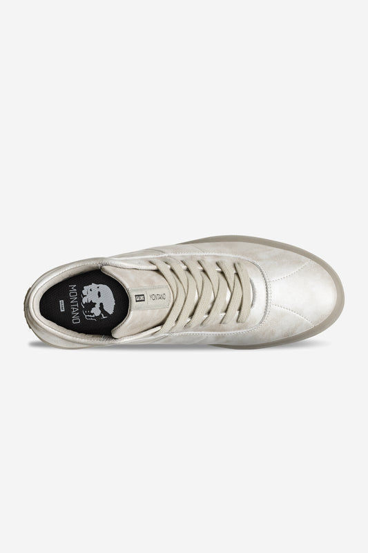 Melbek High - White Pearlized/Montano - Skate Shoes