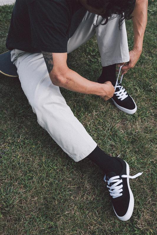 Melbek - Black/White - Shoes