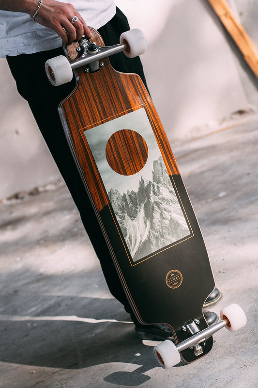 Scarper 36 36" Longboard - Rosewood/Peaks
