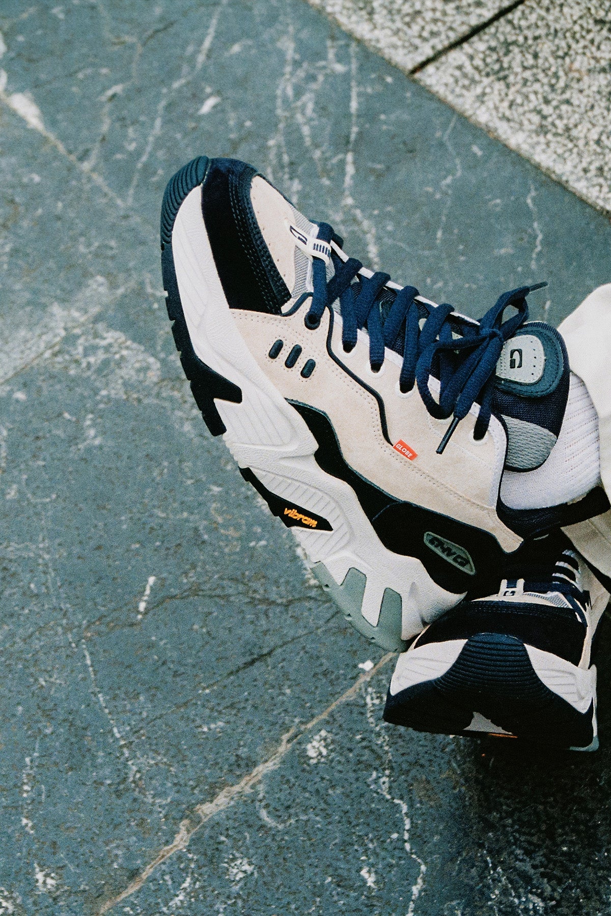 CT-4000 - White/Navy - Shoes