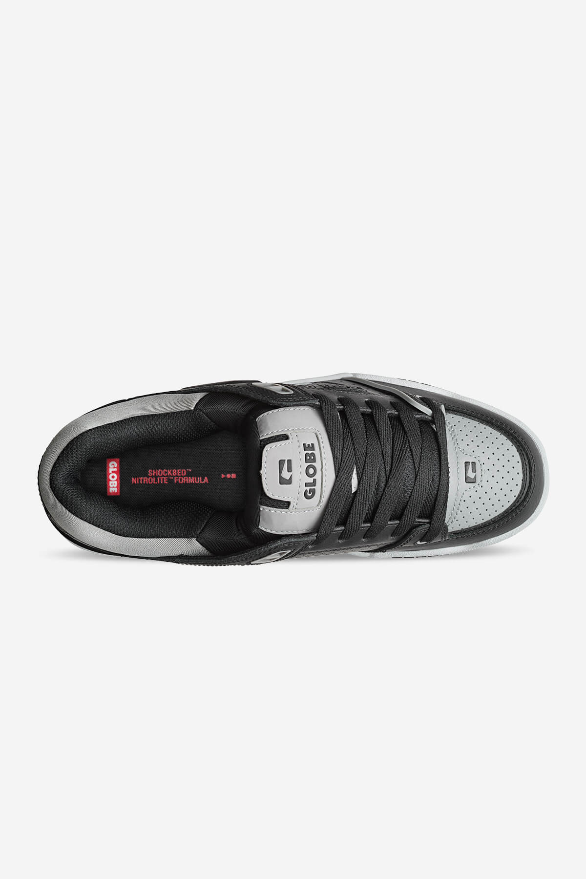 Globe FOOTWEAR [SELECT SERIES] Fusion - Black/Steel/White in Black/Steel/White