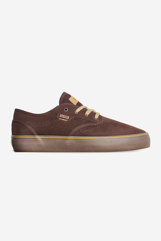 motley ii dark oak skate shoes