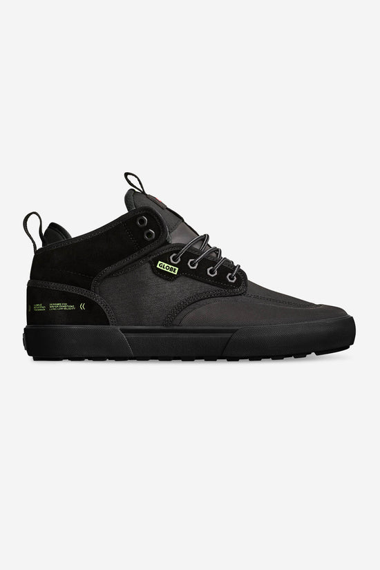 globe Motley Mid Black/Lime/Summit Shoes Top Sellers Outdoor