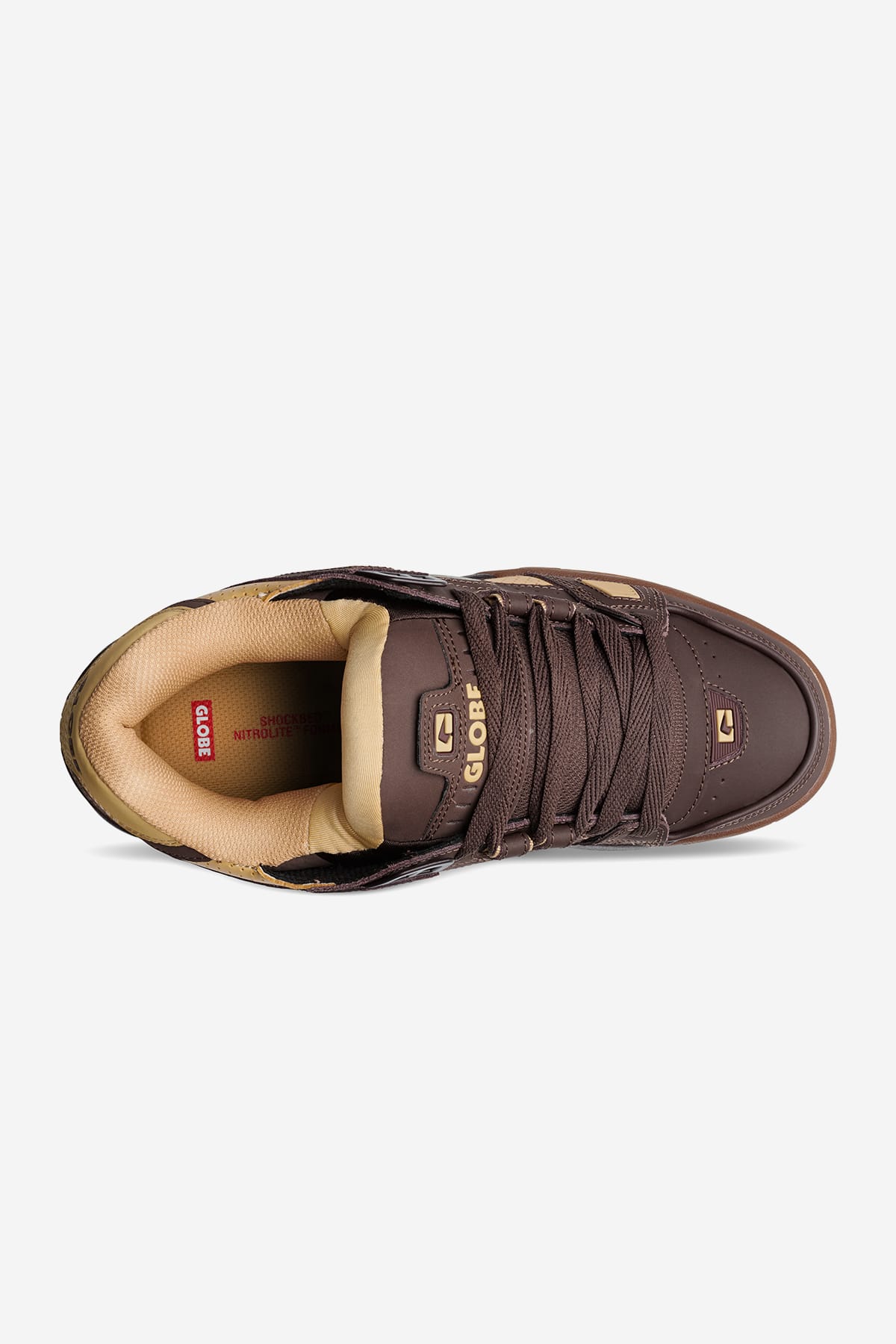 sabre dark oak curry skate shoes