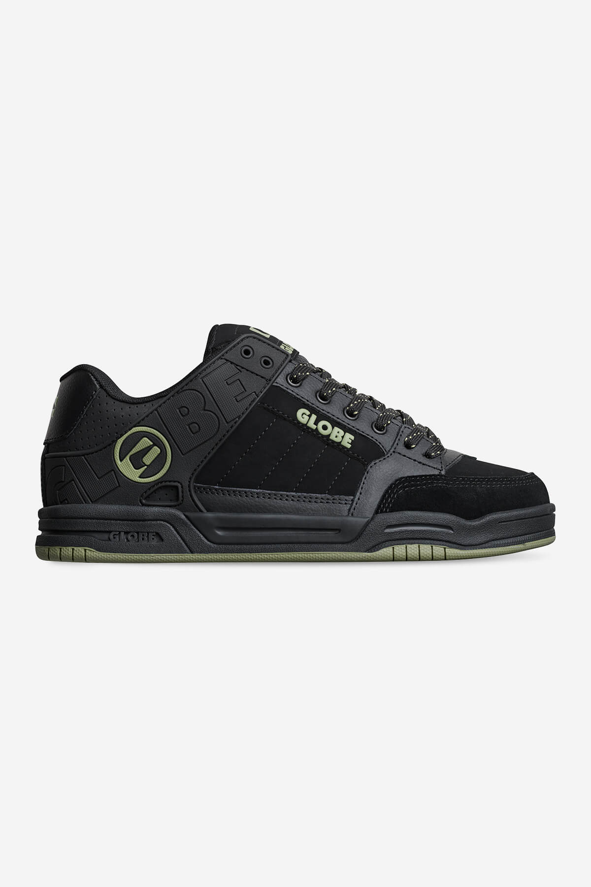 Globe FOOTWEAR [SELECT SERIES] Tilt - Black/Olive in Black/Olive