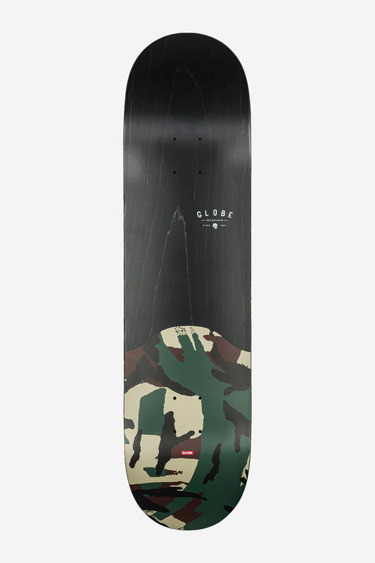g1 argo schwarz camo 8.125" skateboard deck