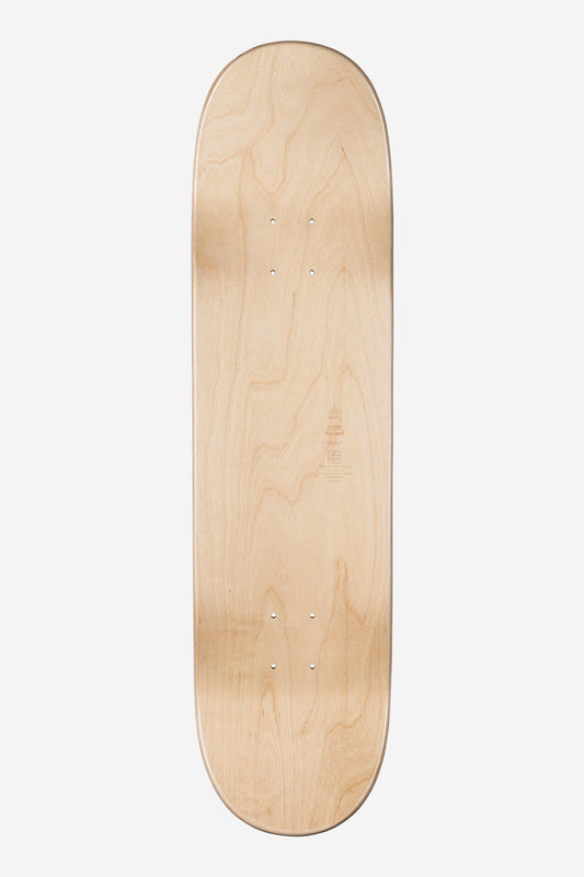 mercancía neon blue 8.375" skateboard deck