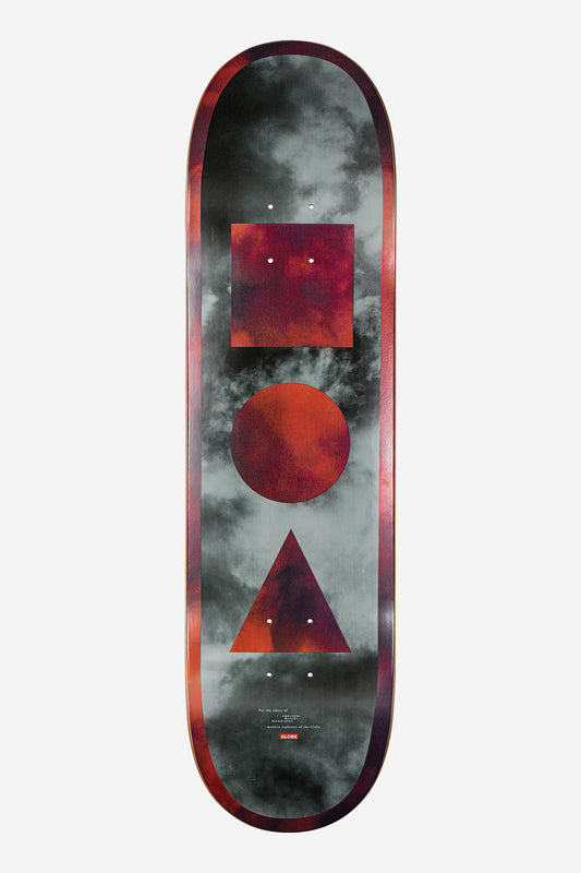 g1 stack nuages de bonbons noirs 8.375" skateboard deck