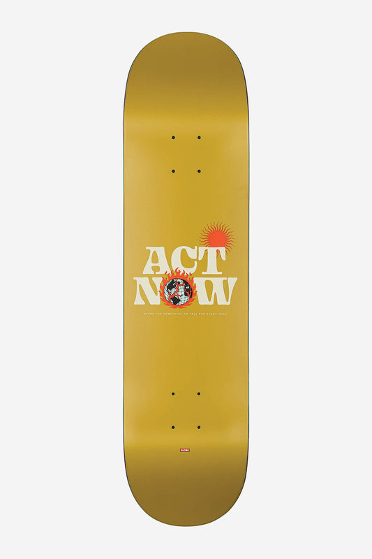 g1 agir maintenant mustard 8.0" skateboard deck