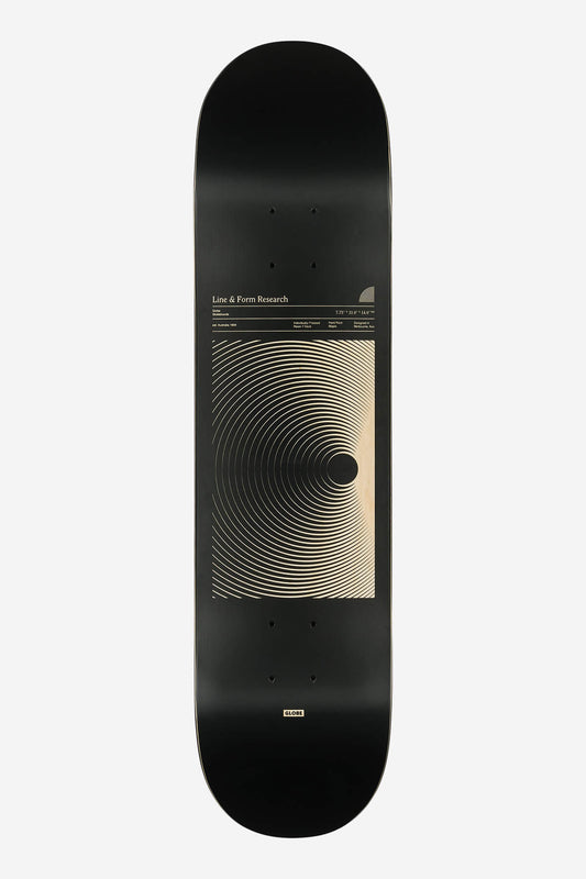 Globe Decks G1 Lineform Skateboard Deck  7,75" in Black