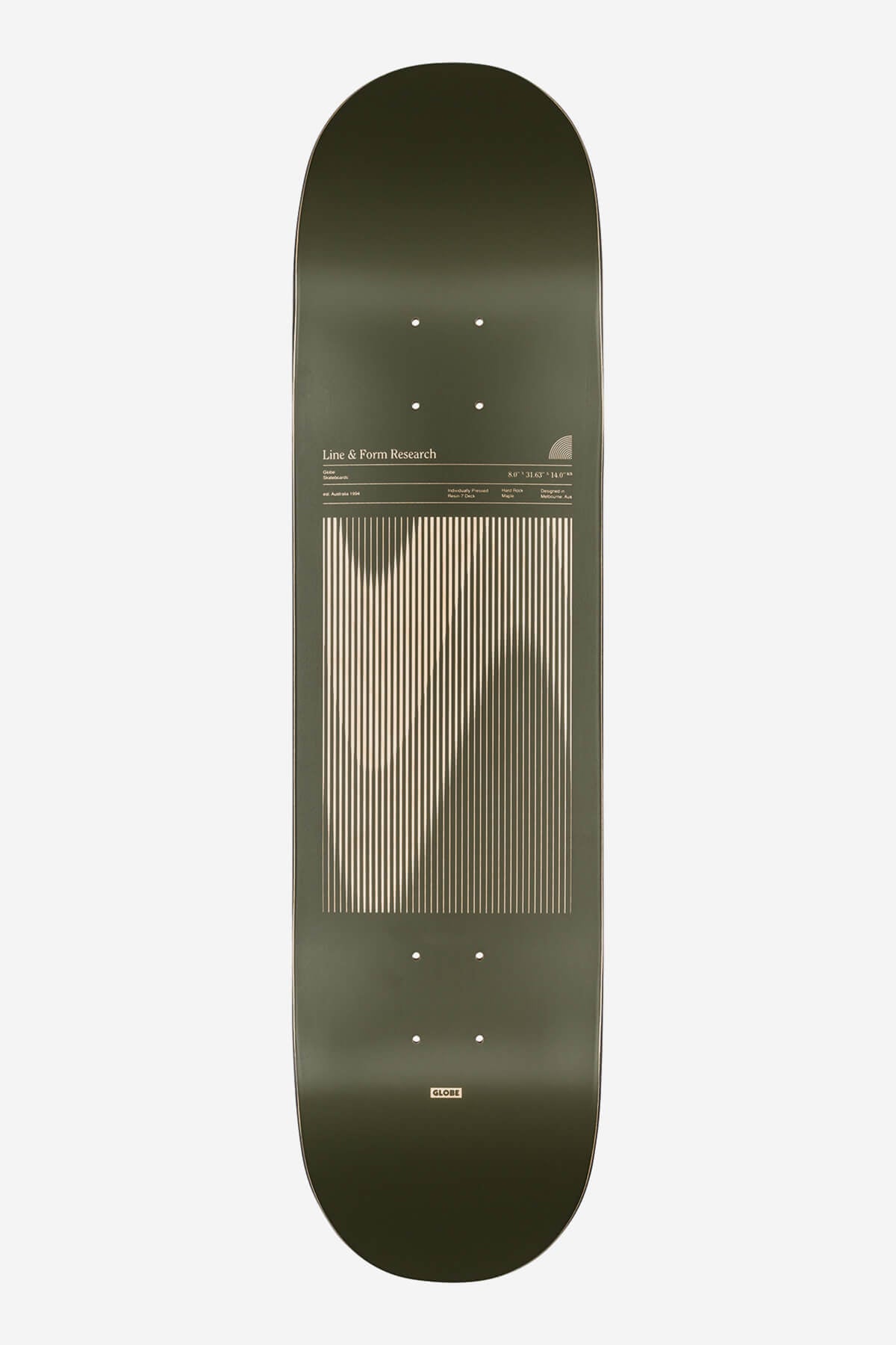 Globe - G1 Lineform - Olive - 8.0" Skateboard Deck