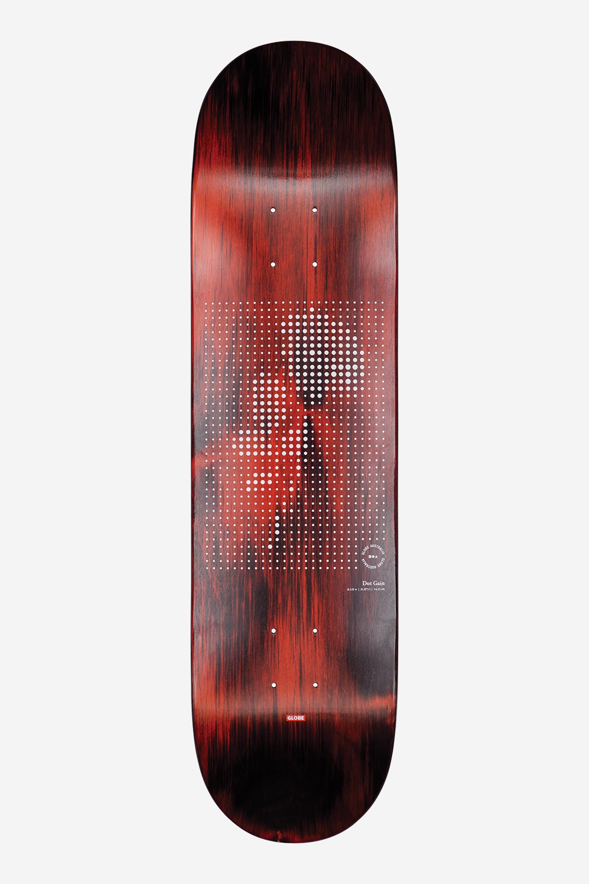 g2 dot gain rose 8.125" skateboard deck
