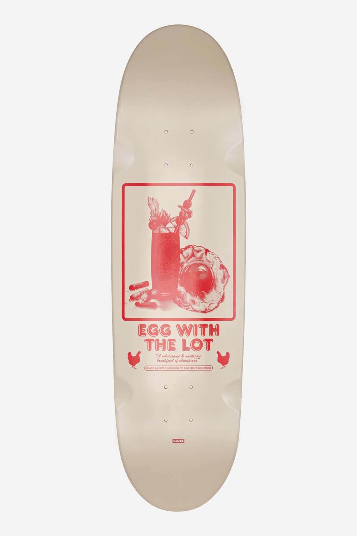 eggy off-white le lot 8.625" skateboard deck