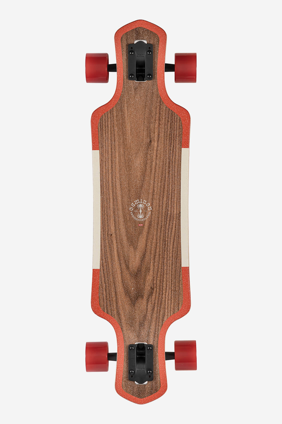 Globe Longboards Geminon - 35" Longboard in Walnut/Cockatoo