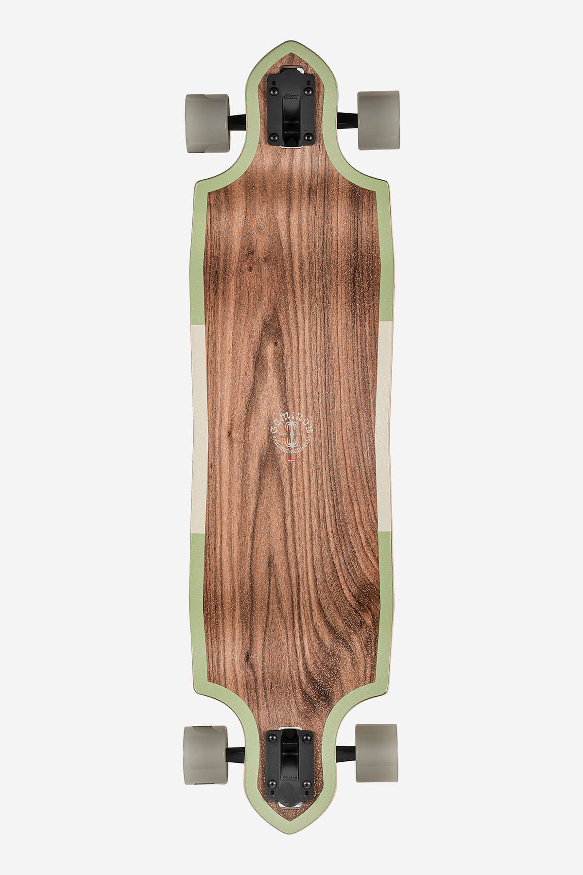 Globe Longboards Geminon Micro-Drop - 37" Longboard in Walnut/Cacti