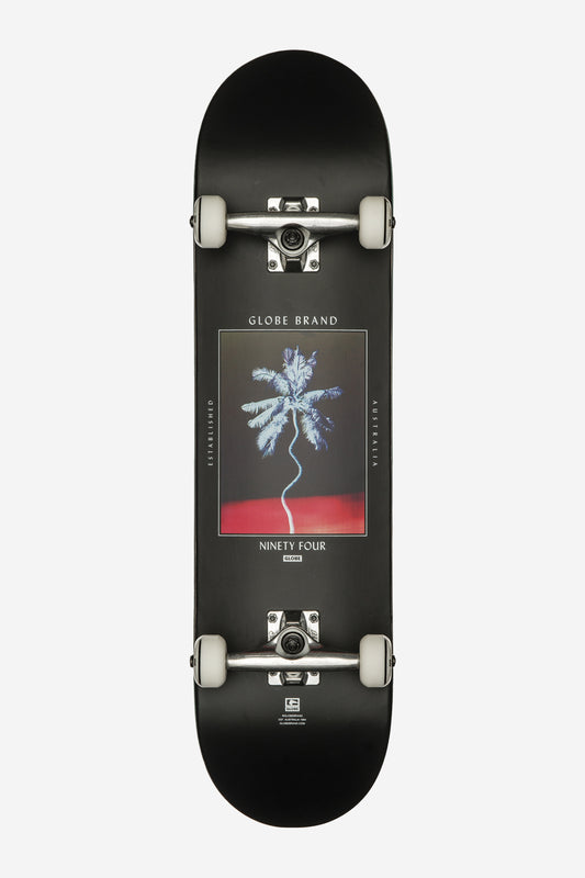 g1 palm off negro 8.0" completo skateboard