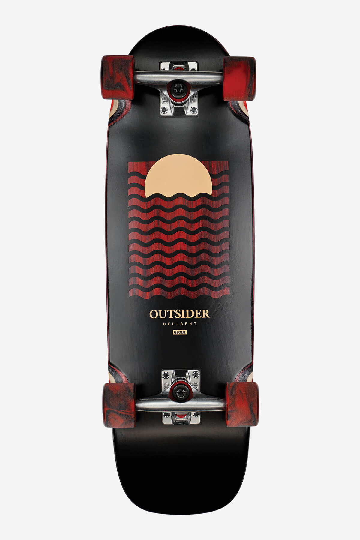 outsider hellbent red 27" cruiserboard