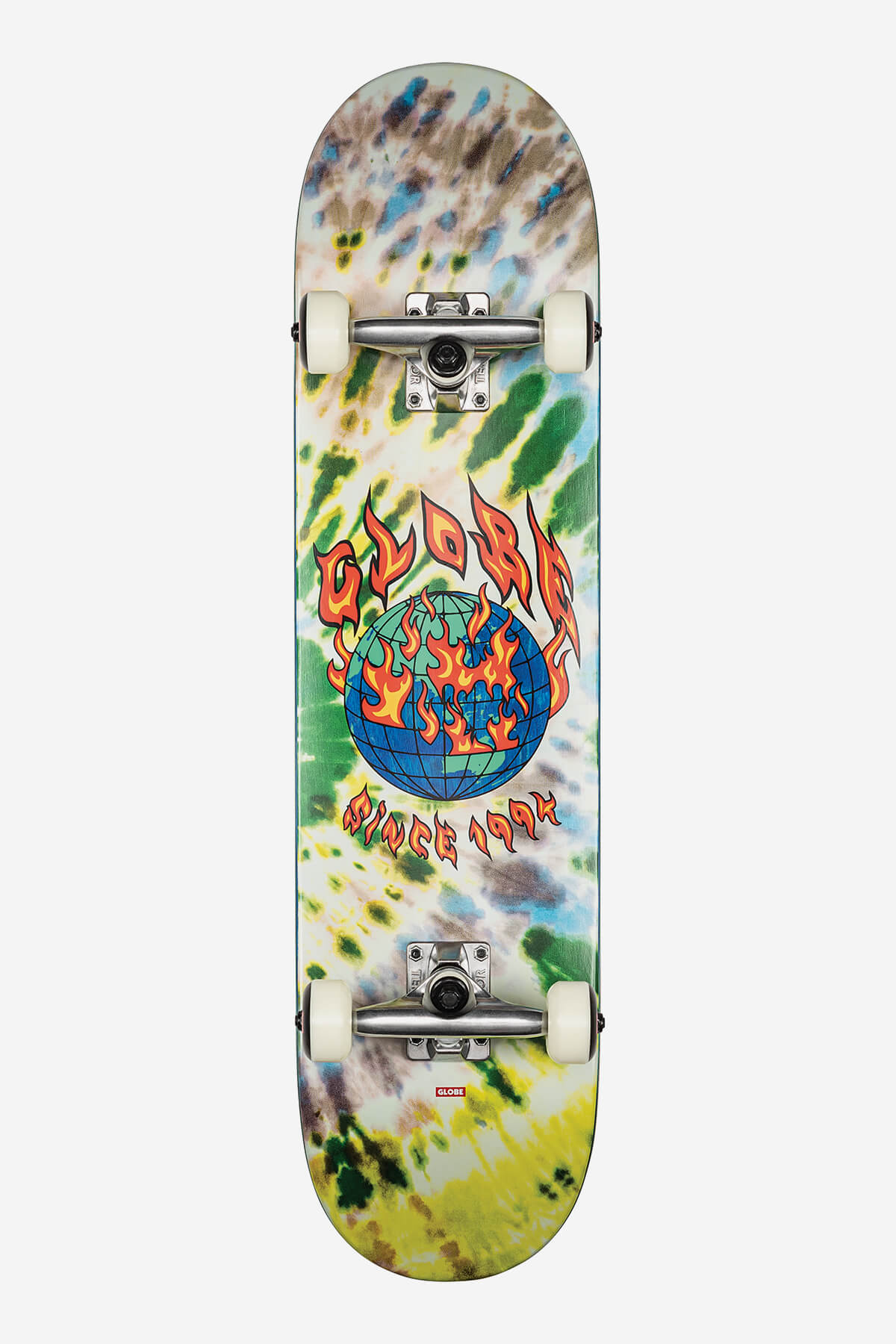 g1 ablaze tie dye 7.75" complete skateboard