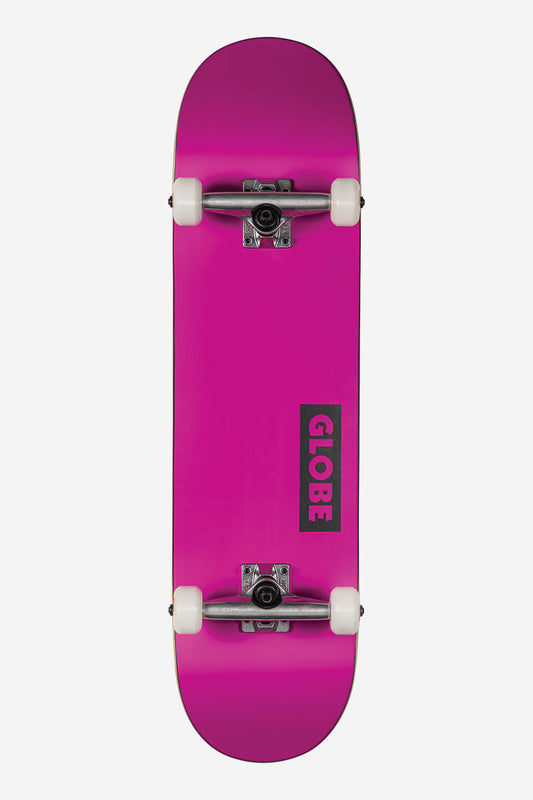 Globe Skateboard completes Goodstock  8.25" Complete Skateboard in Neon Purple
