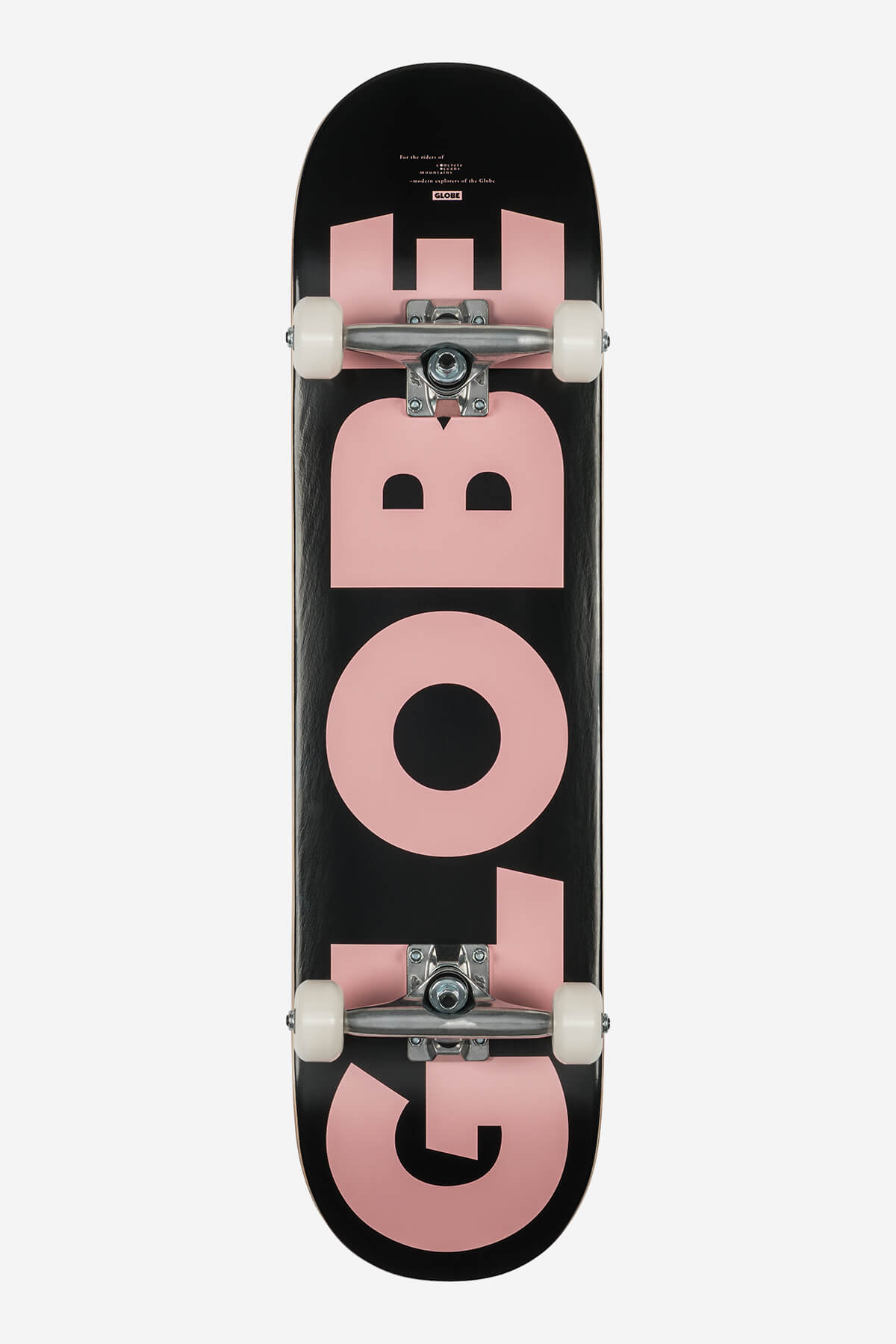 Globe Skateboard completes G0 Fubar complete 8.0" Complete Skateboard in Black/Pink