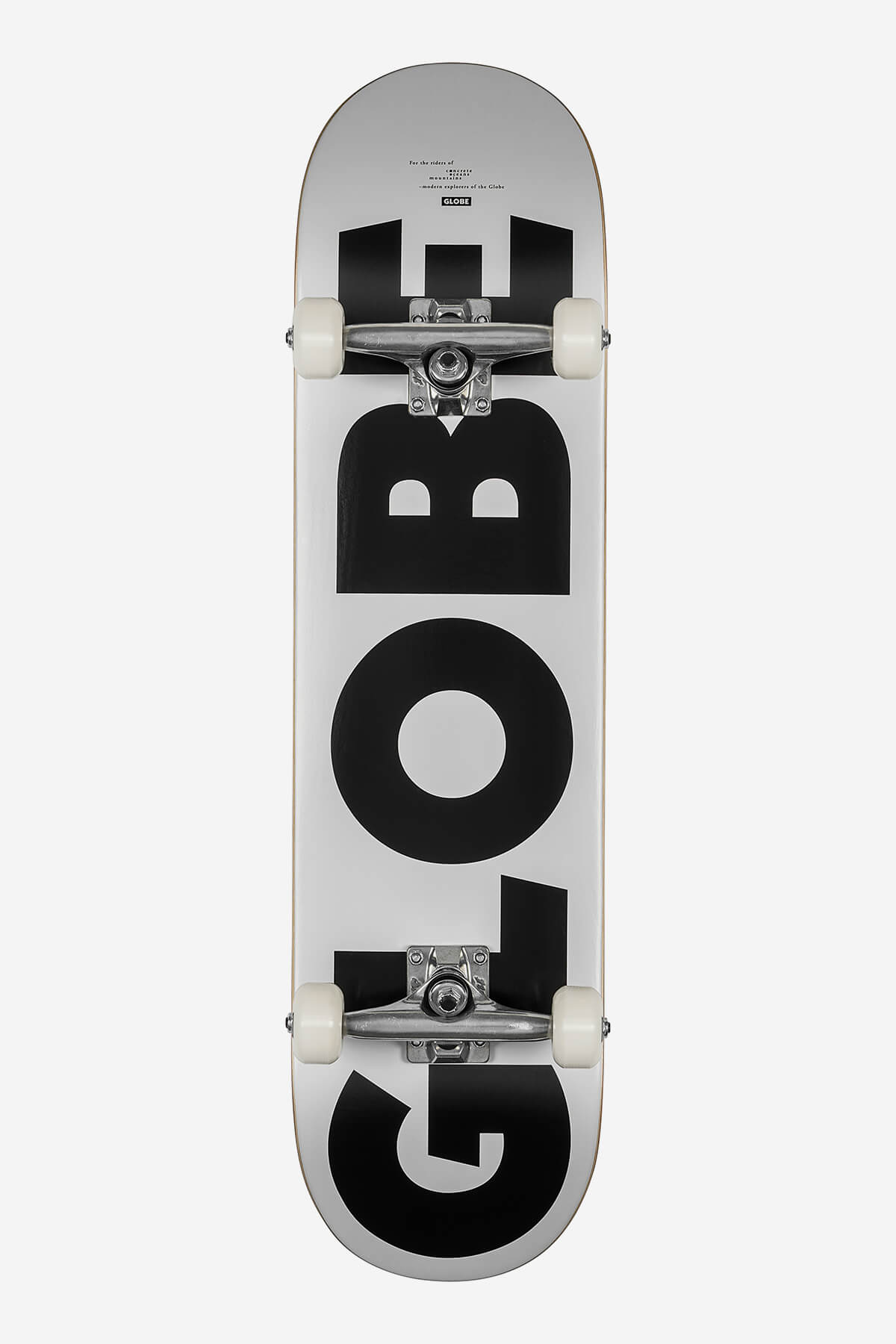 Globe Skateboard completa G0 Fubar completa 8.0" Completa Skateboard en White/Negro