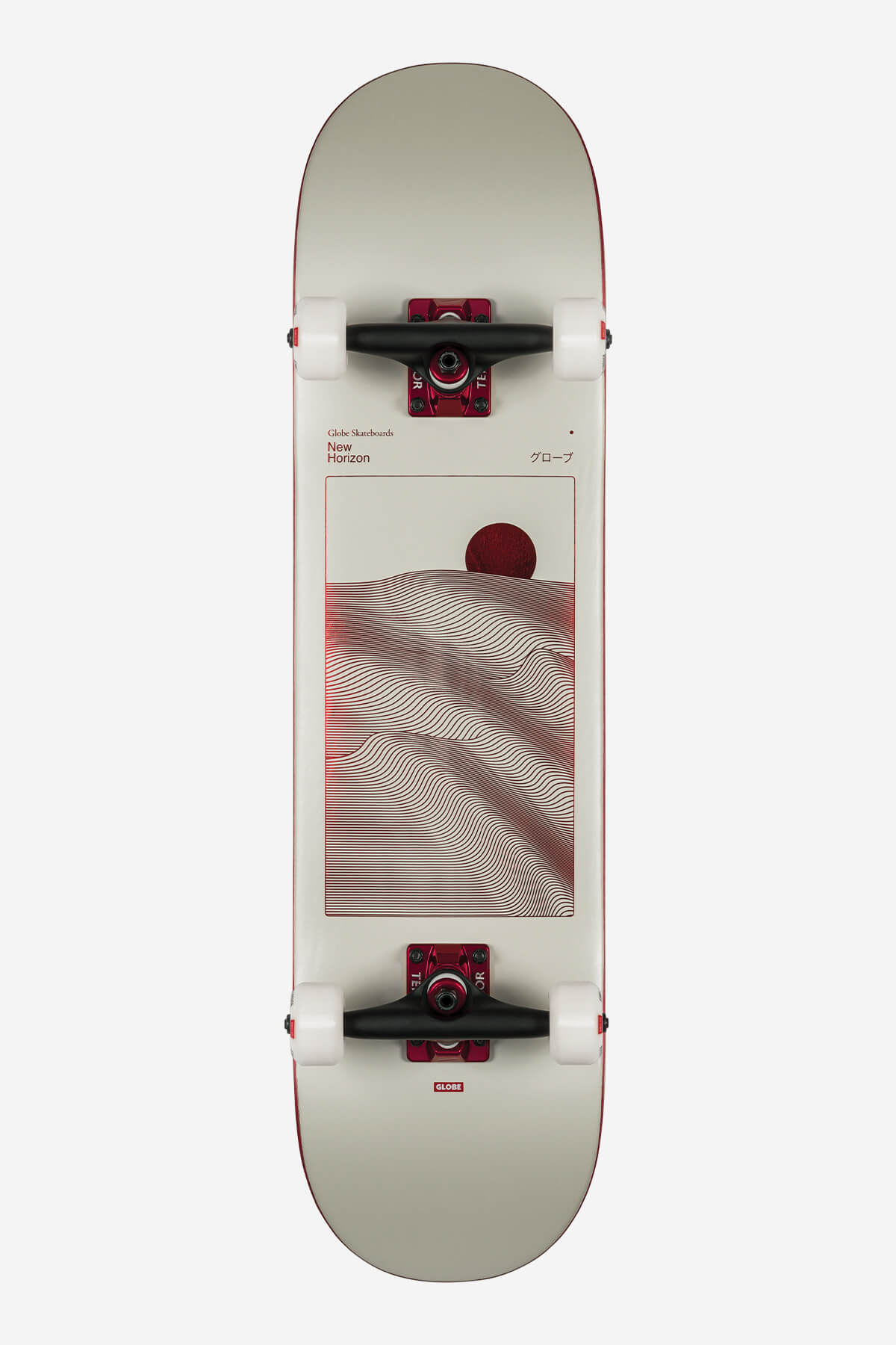 Globe Skateboard completa G2 Parallel 8.0" Completa Skateboard en Off-White Foil/Horizon