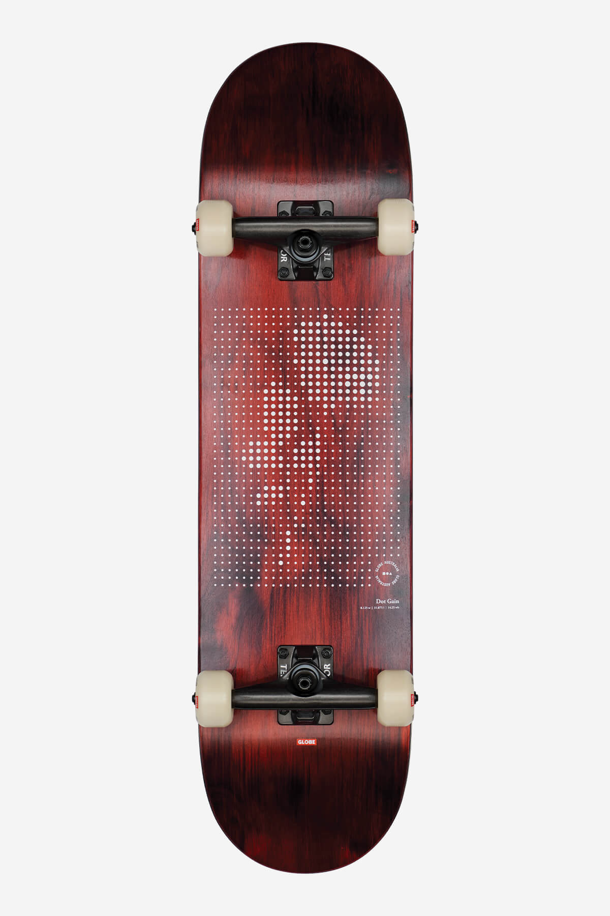 g2 dot gain rose 8,125" compleet skateboard