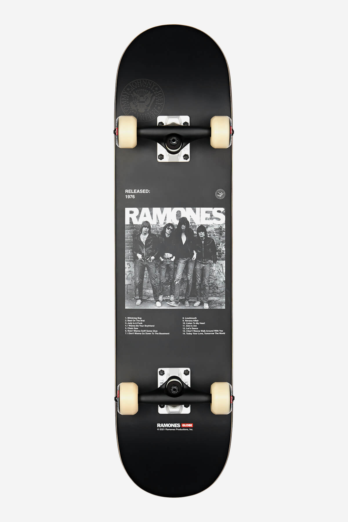 Globe Skateboard completen G2 Ramones - 7.75" Compleet Skateboard in RAMONES