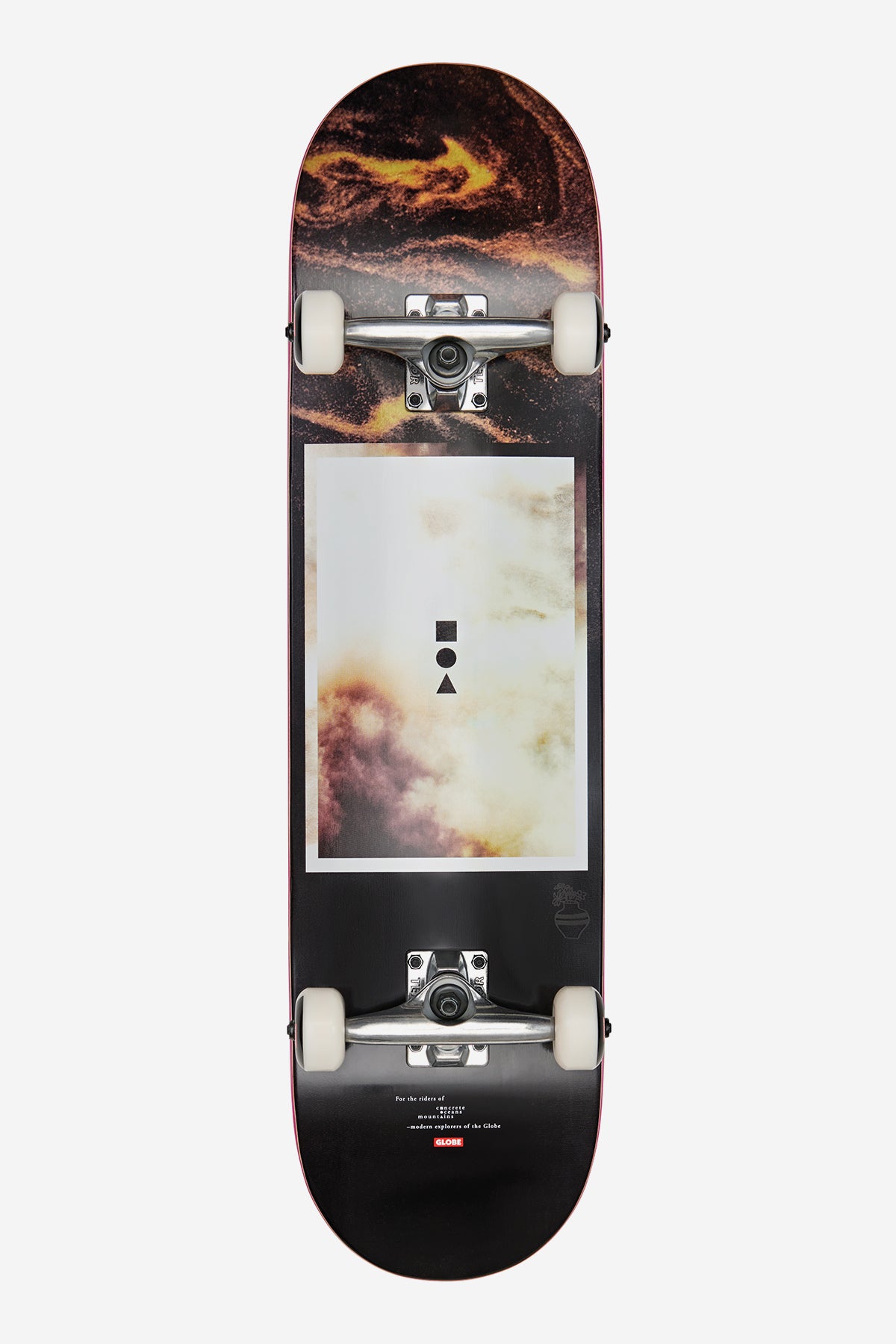 g1 slide stack dust 8.125" complete skateboard