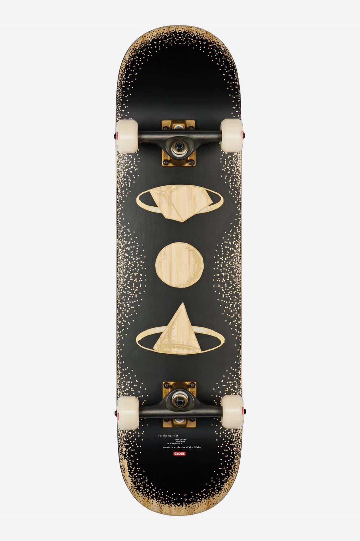 g3 nero holes bambù nero 8,0" completo skateboard