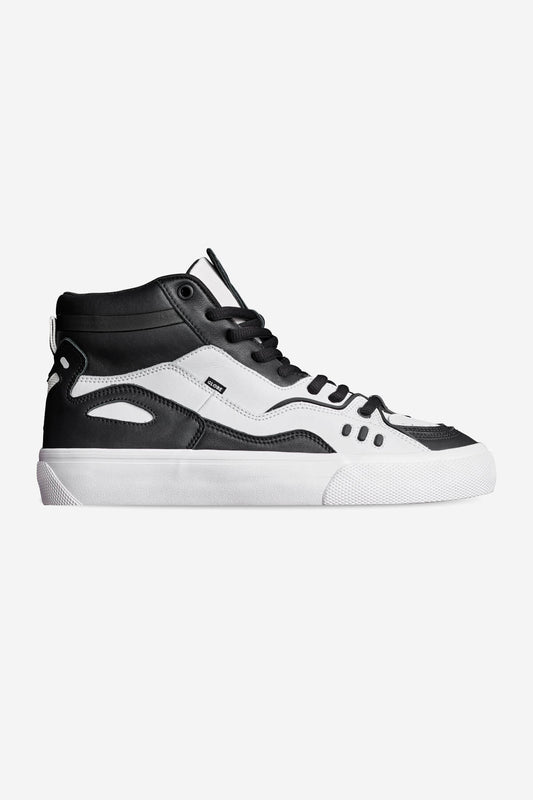 dimension negro white skateboard  zapatos