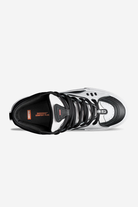 dimension noir white skateboard  chaussures