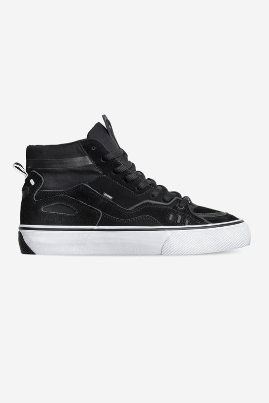 dimension black white gum skate shoes