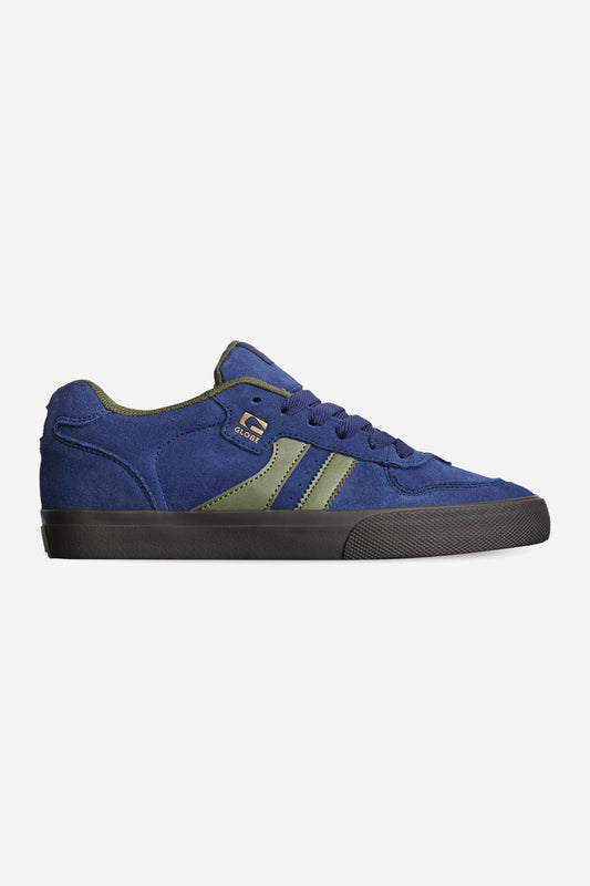 Globe Low shoes Encore-2 skate shoes in Navy/Green/Gum