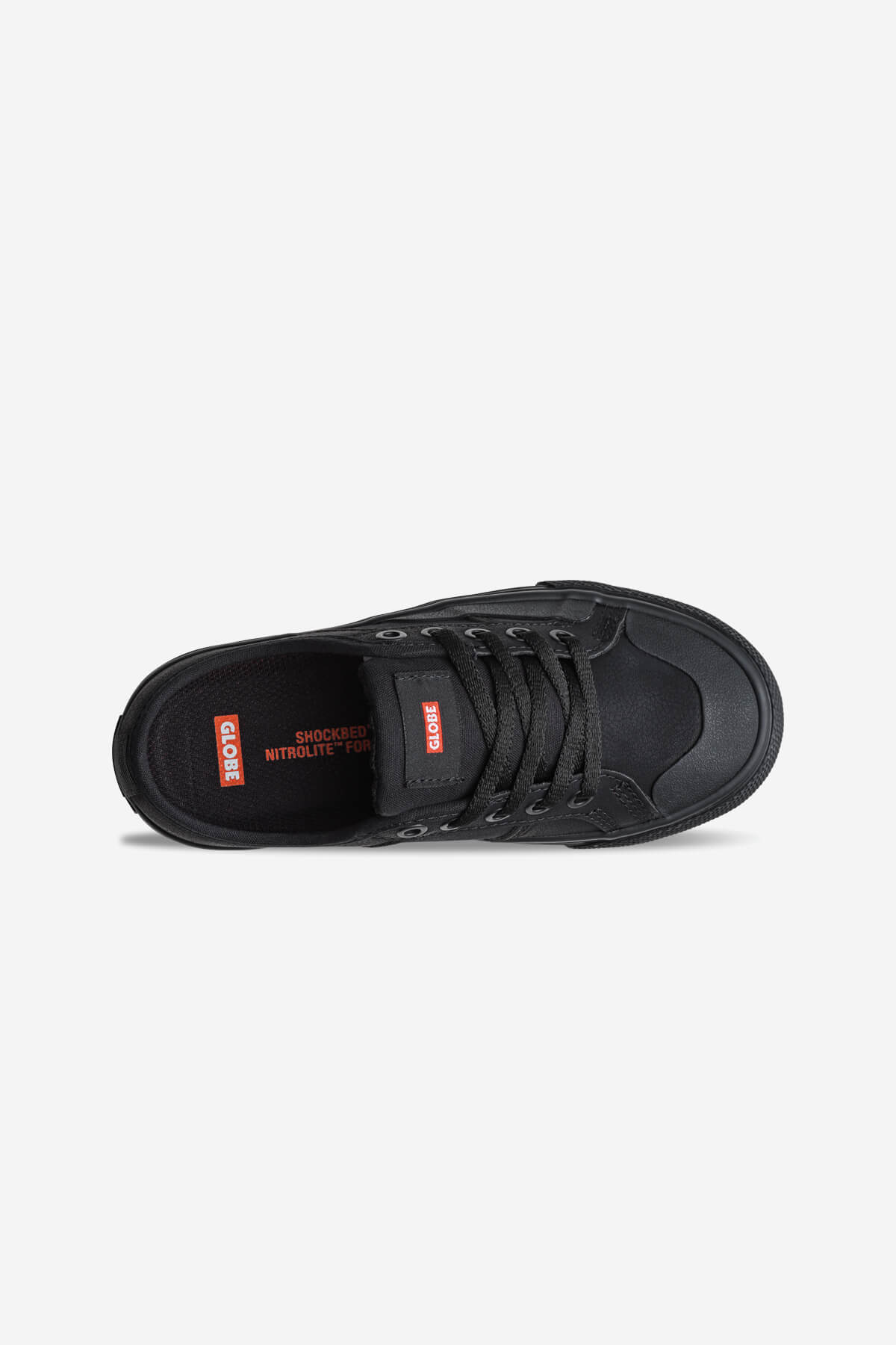 surplus-zapatos de niño negros de imitación skateboard