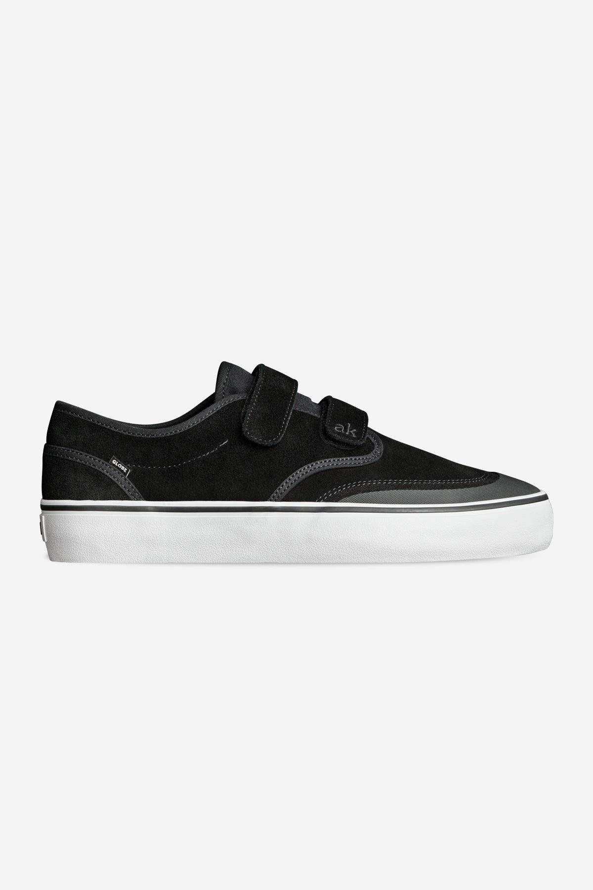 motley ii strap zwart white skateboard  schoenen