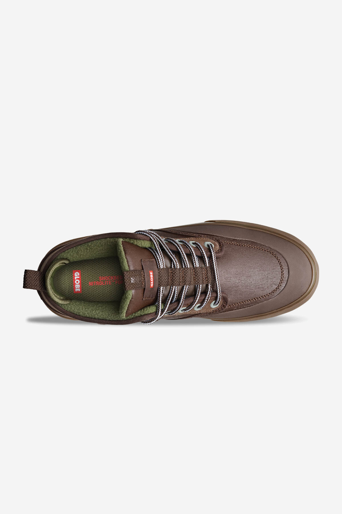 Globe Mid shoes Motley Mid skate shoes in Chestnut/Olive/Summit