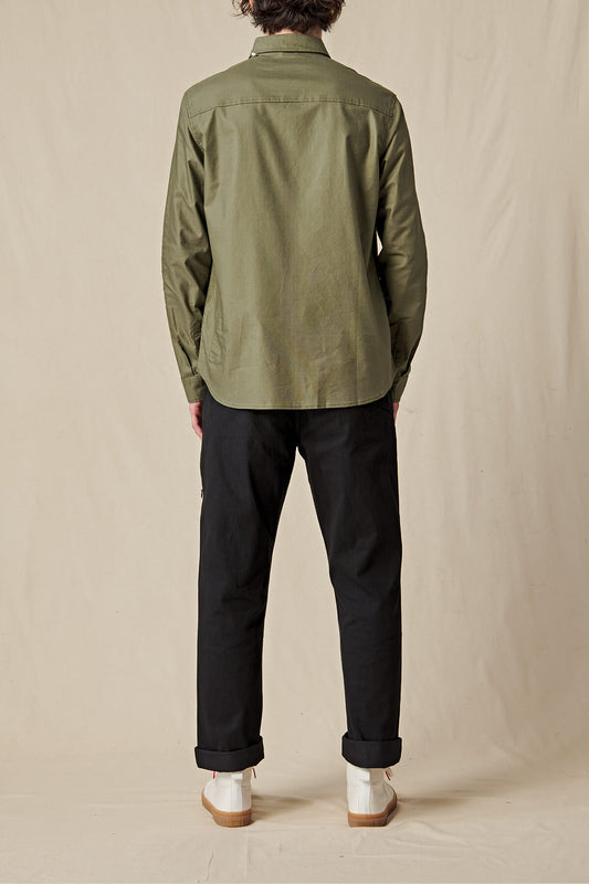 Globe - Foundation Ls Shirt - Olive