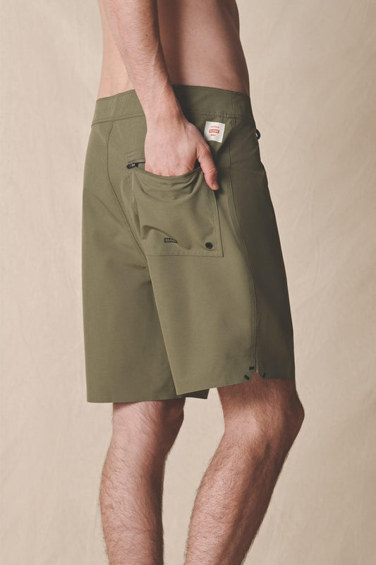 every swell boardshort olive
