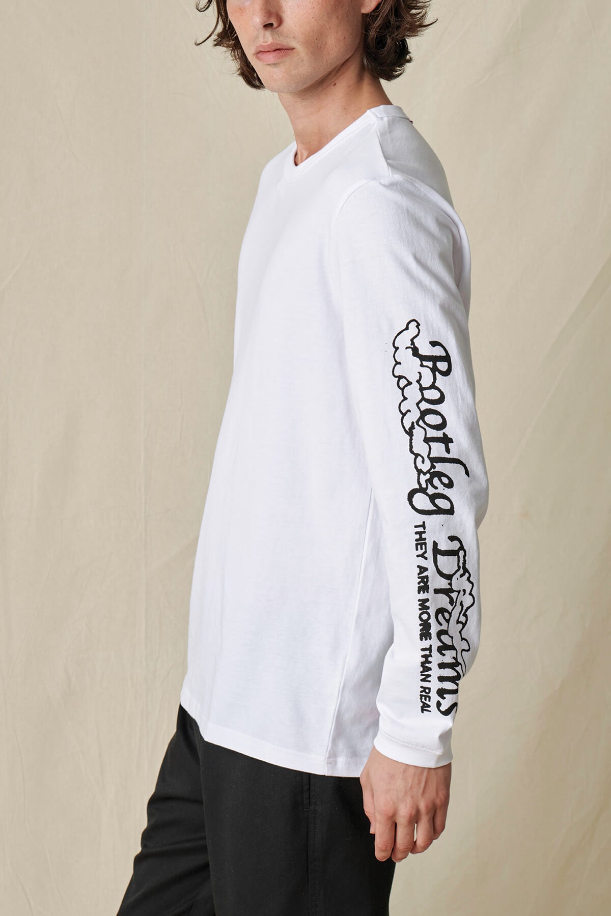 Globe TEE L/S Bootleg Dreams LS Tee en White