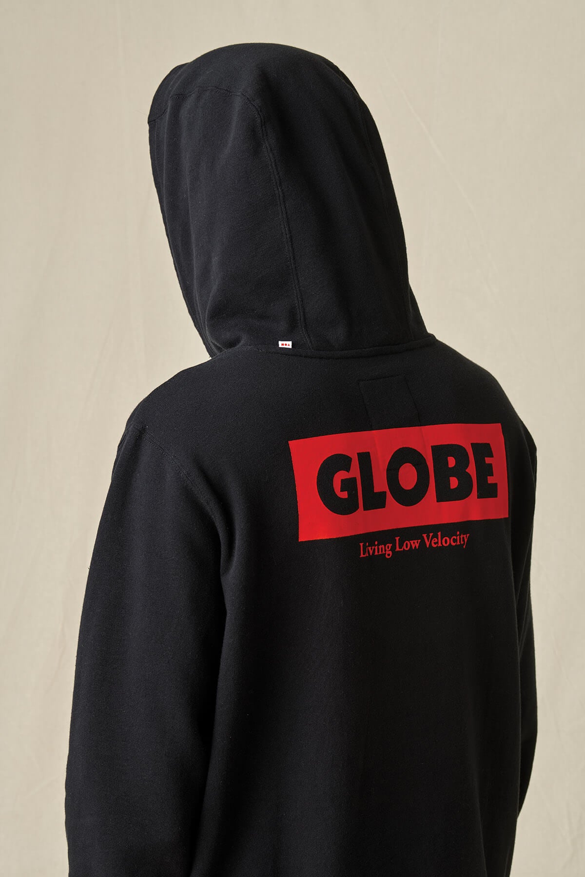 Globe Sweatshirt Living Low Velocity Hoodie in Black