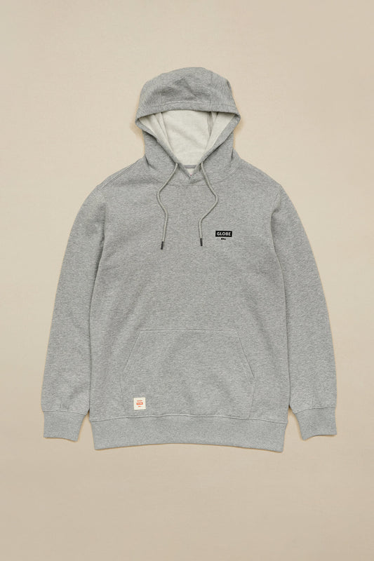 living low velocity hoodie grey marle
