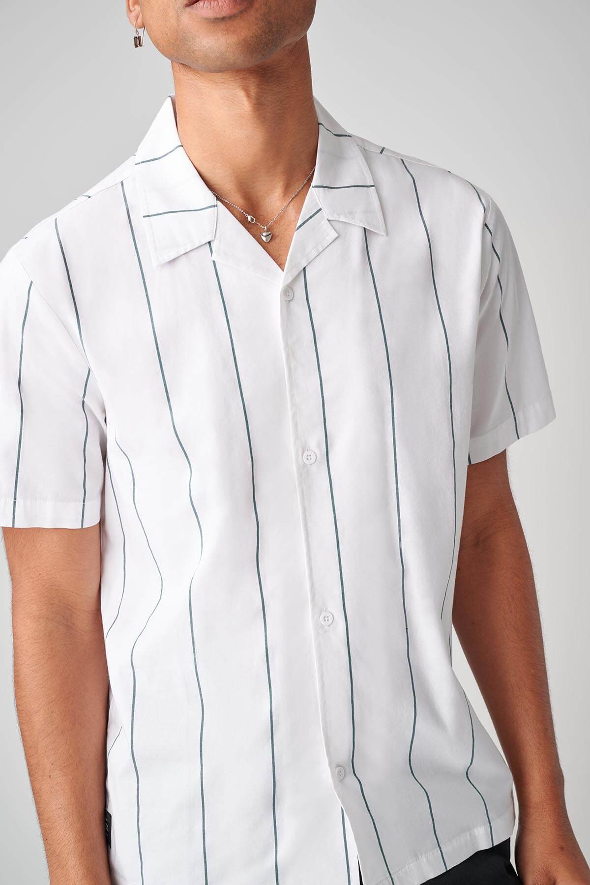 camisa off course ss white