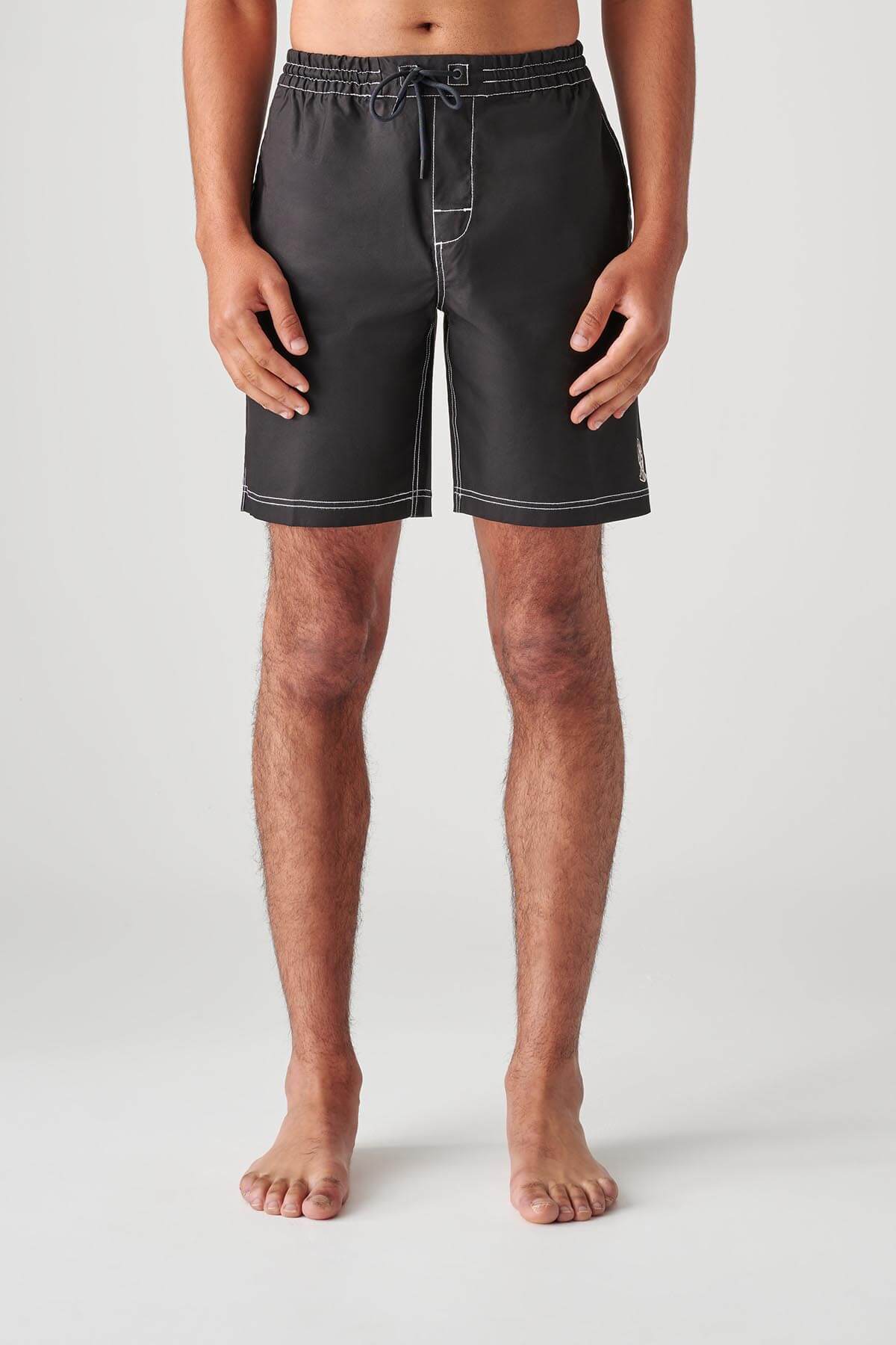 smashed poolshort black