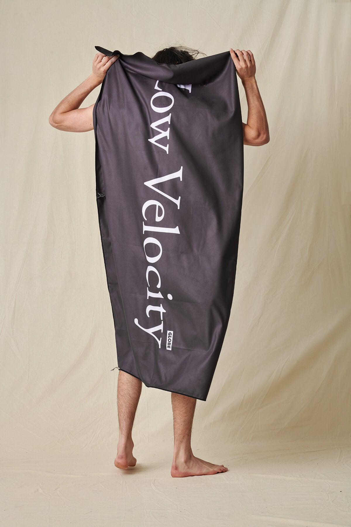 lv travel towel black