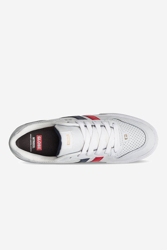 encore-2 white blue  red  skateboard  zapatos