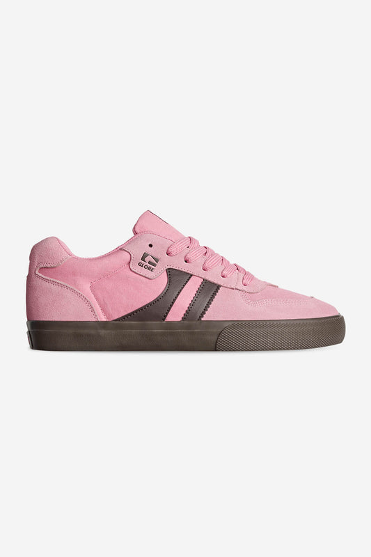 encore-2 roze donker gom skateboard schoenen