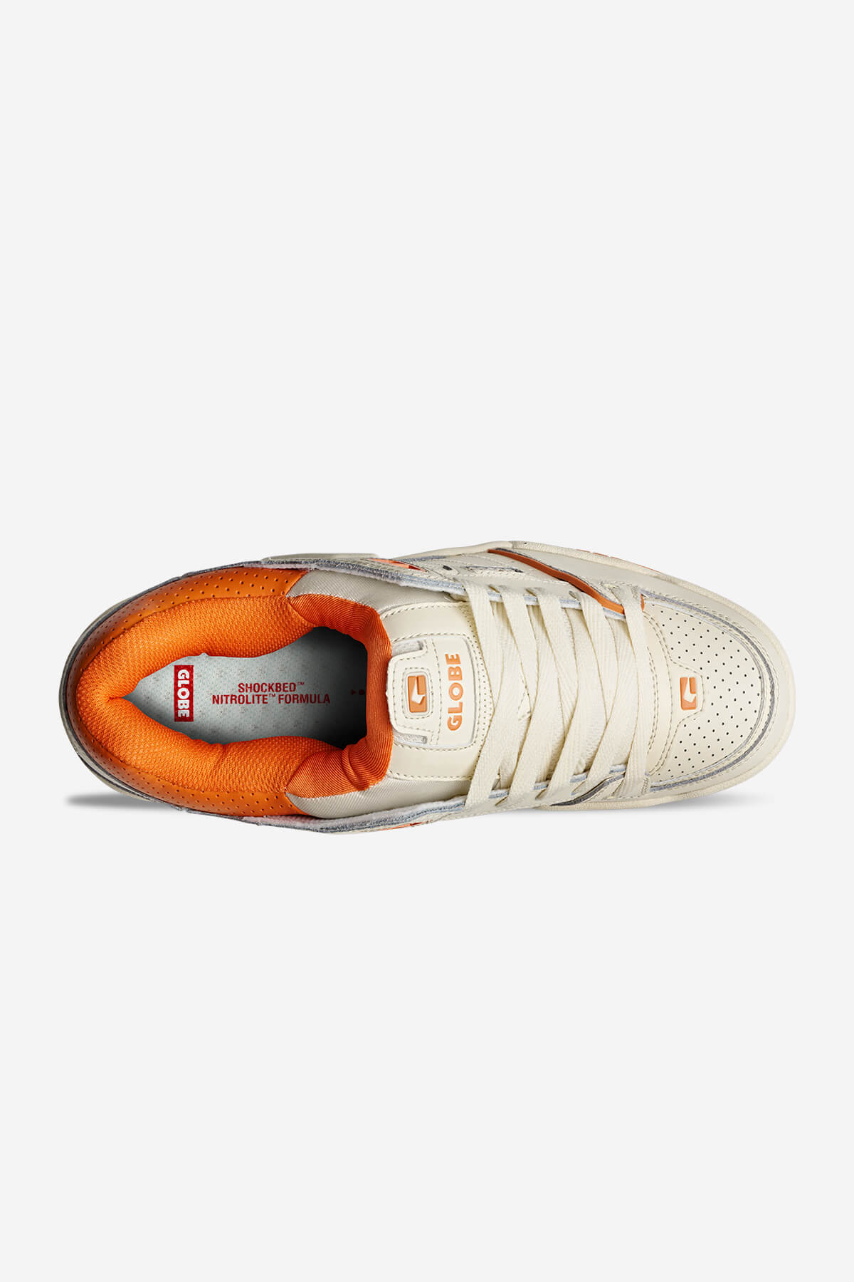 scarpe fusion arancione antico skateboard
