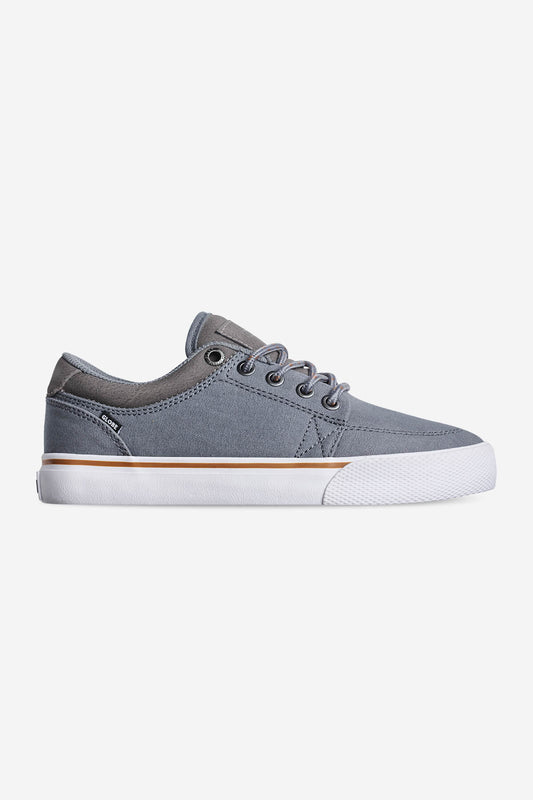 gs grey canvas skateboard shoes